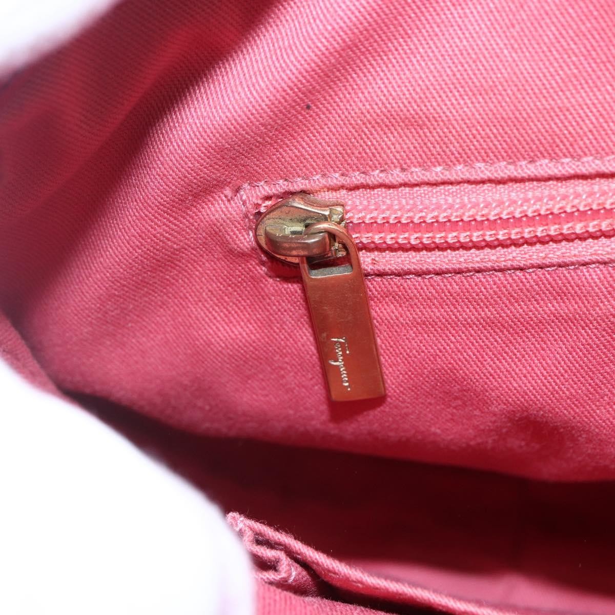 Salvatore Ferragamo Vintage Handbag Leather, RED, LEATHER, Handbag