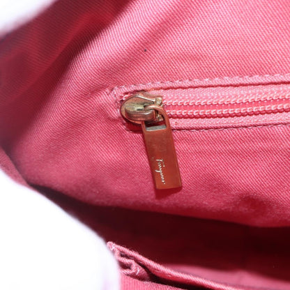 Salvatore Ferragamo Vintage Handbag Leather, RED, LEATHER, Handbag