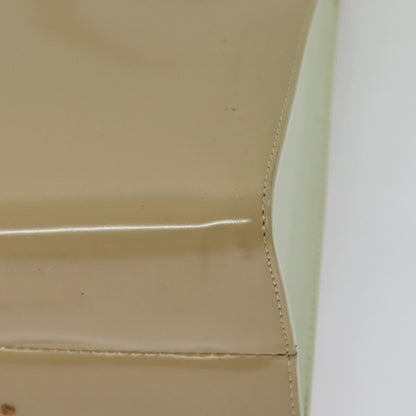 Salvatore Ferragamo Gancini handbag Patent leather, BEIGE, PATENT_LEATHER, Handbag