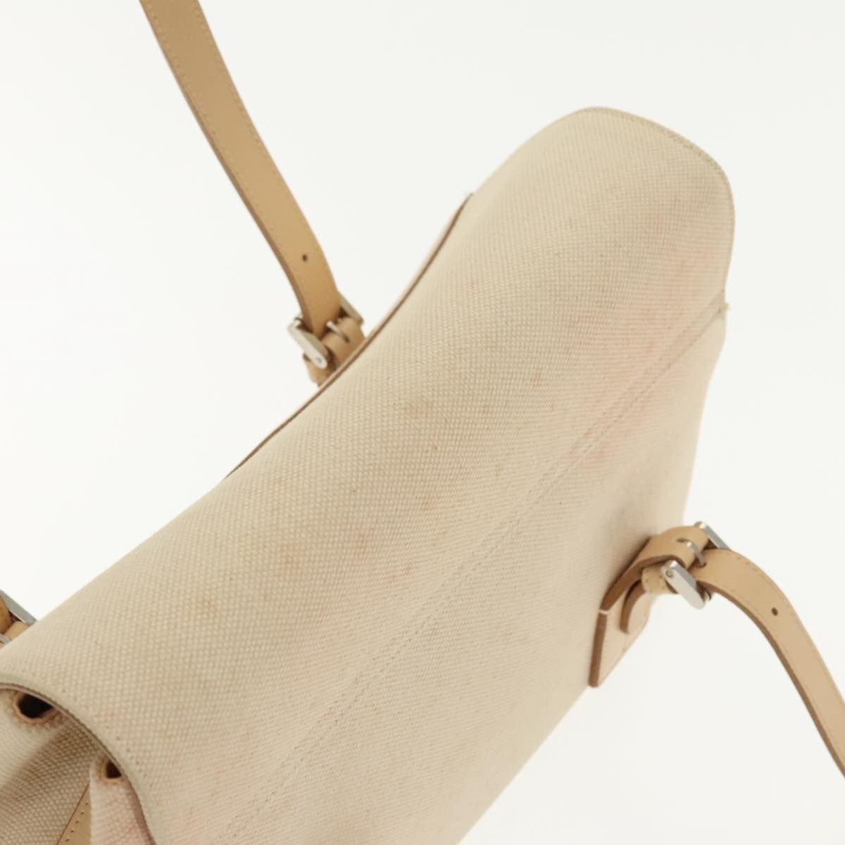 Burberry Vintage Handbag Canvas, BEIGE, CANVAS, Handbag