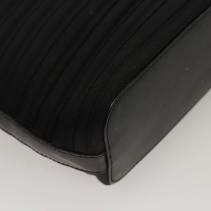 Gucci Vintage Bamboo Handle Tote Nylon, BLACK, NYLON, Tote bag