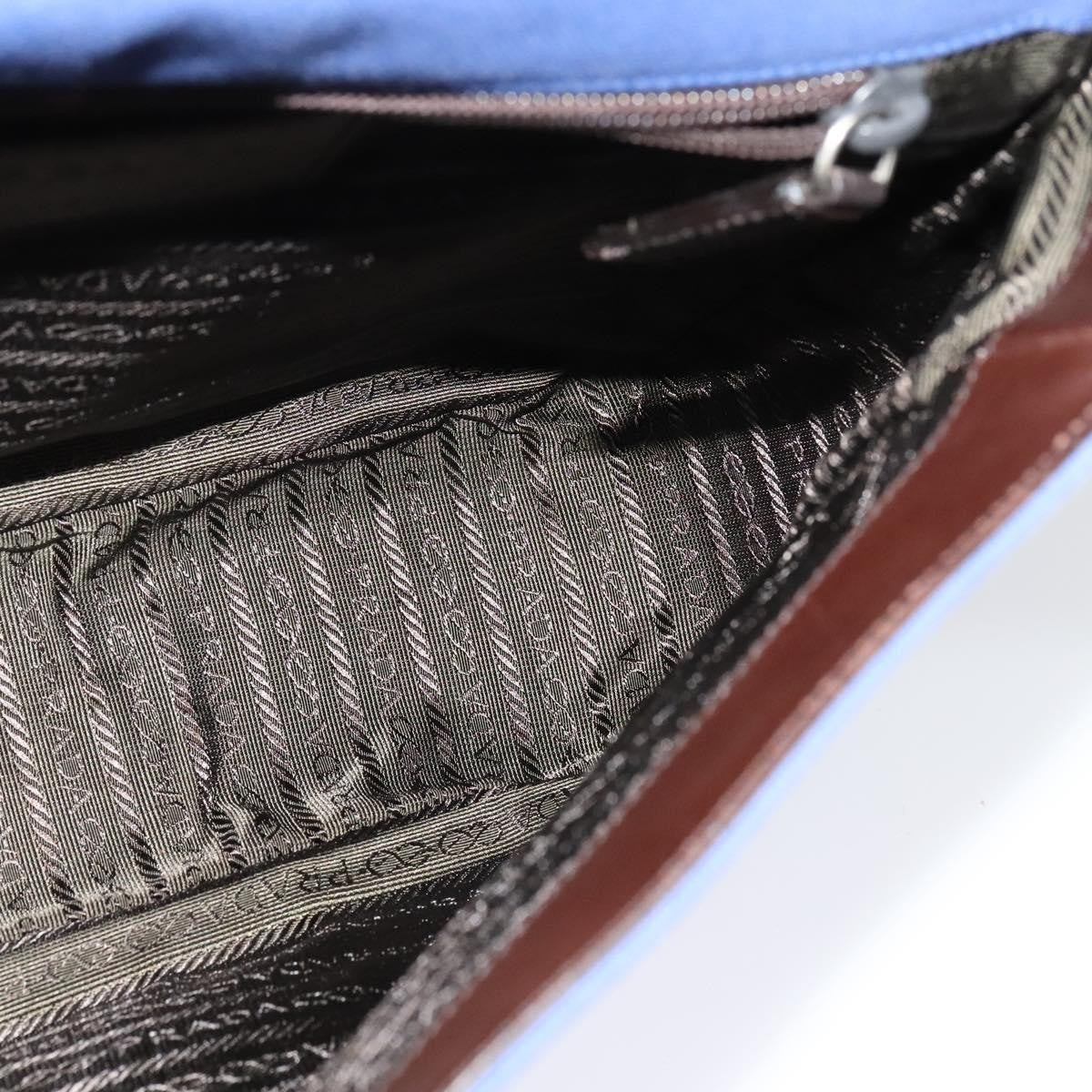 Prada Vintage Shoulder Bag Canvas, BLUE, CANVAS, Shoulder bag