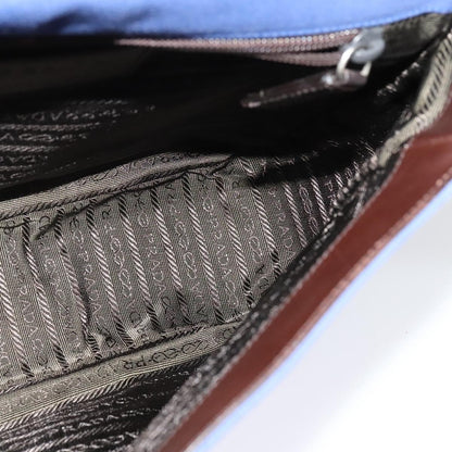 Prada Vintage Shoulder Bag Canvas, BLUE, CANVAS, Shoulder bag