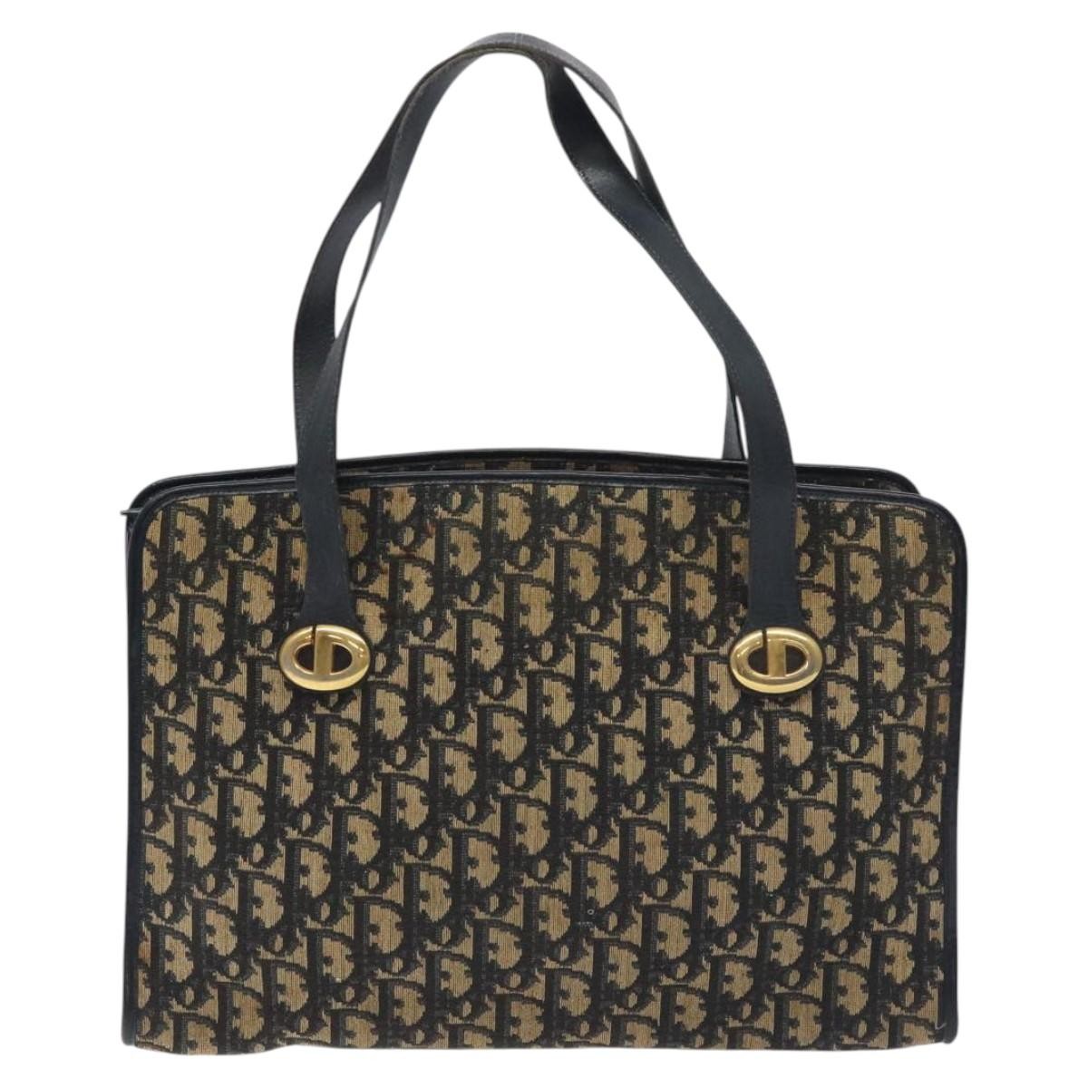 Christian Dior Trotter shoulder bag Canvas, NAVY, CANVAS, Shoulder bag