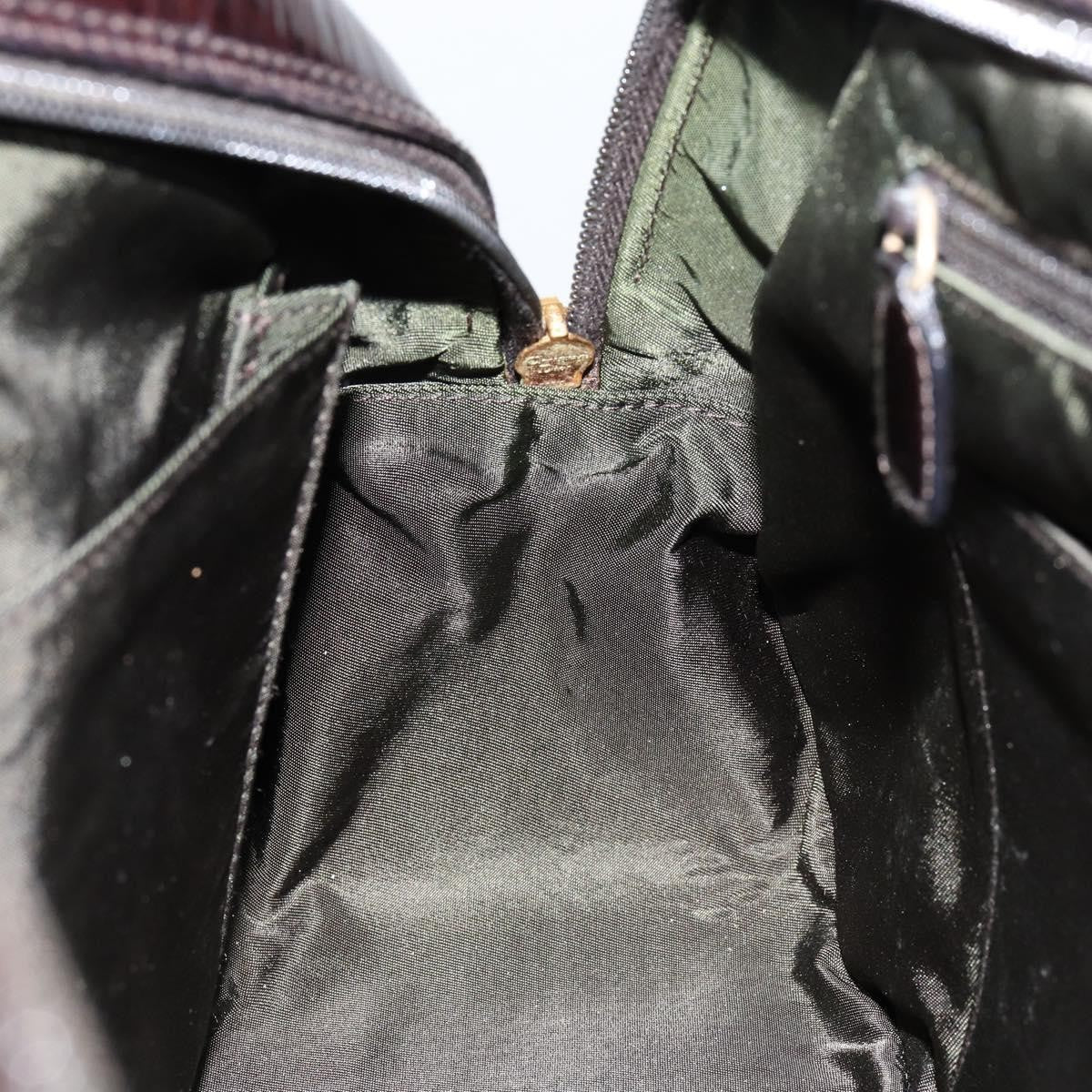 Christian Dior Vintage Saddle Bowler Bag Trotter Canvas, BROWN, CANVAS, Handbag