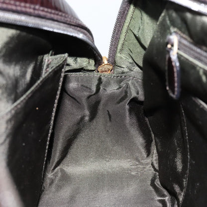 Christian Dior Vintage Saddle Bowler Bag Trotter Canvas, BROWN, CANVAS, Handbag