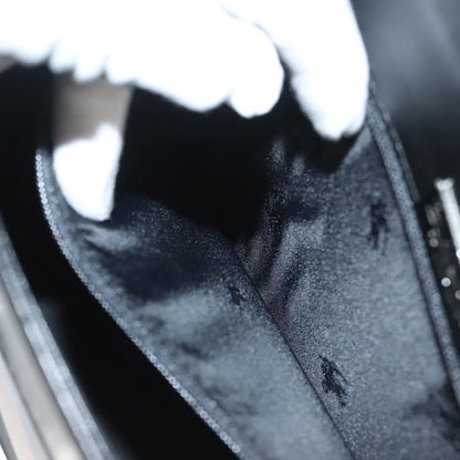 Burberry Vintage Handbag Leather, BLACK, LEATHER, Handbag