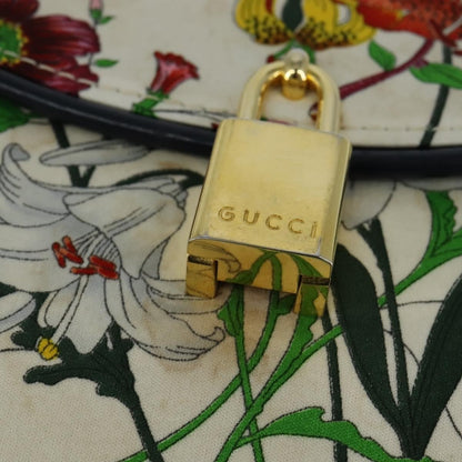 Gucci Vintage Flap Crossbody Bag GG Coated Canvas and Leather, MULTICOLOUR, CANVAS, Shoulder bag