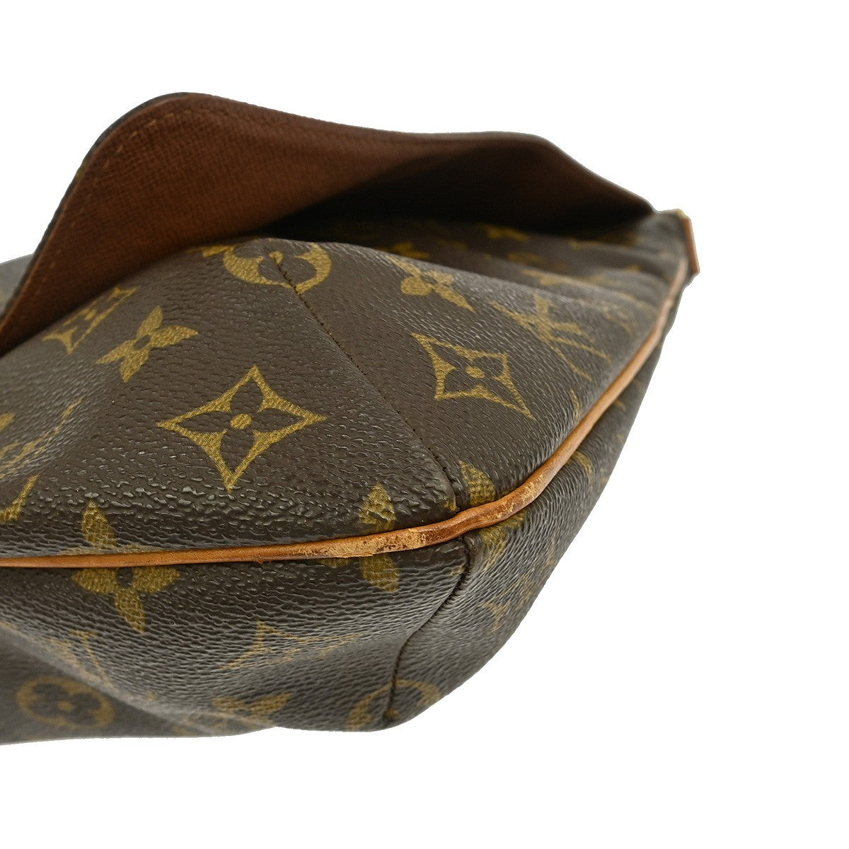 Louis Vuitton Musette Handbag Monogram Canvas, BROWN, CANVAS, Shoulder bag