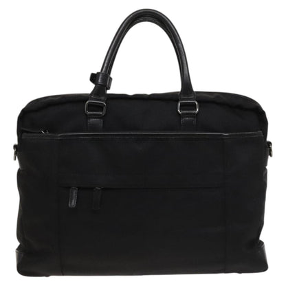 Burberry Black Label Business Bag Canvas, BLACK, CANVAS, Briefcase