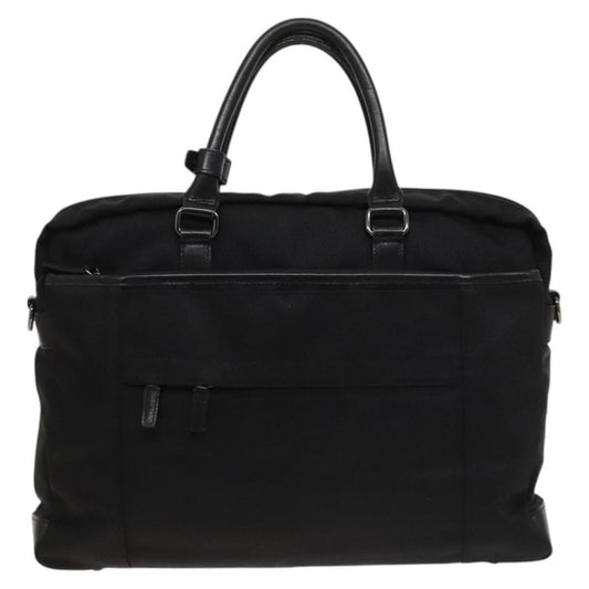 Burberry Black Label Business Bag Canvas, BLACK, CANVAS, Briefcase