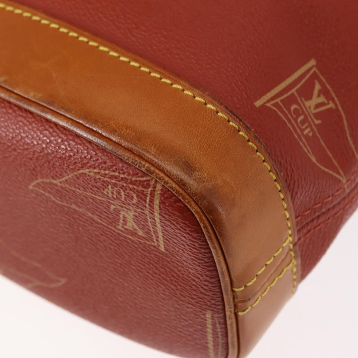 Louis Vuitton Cup le touquet shoulder bag Cup Canvas, RED, CANVAS, Shoulder bag