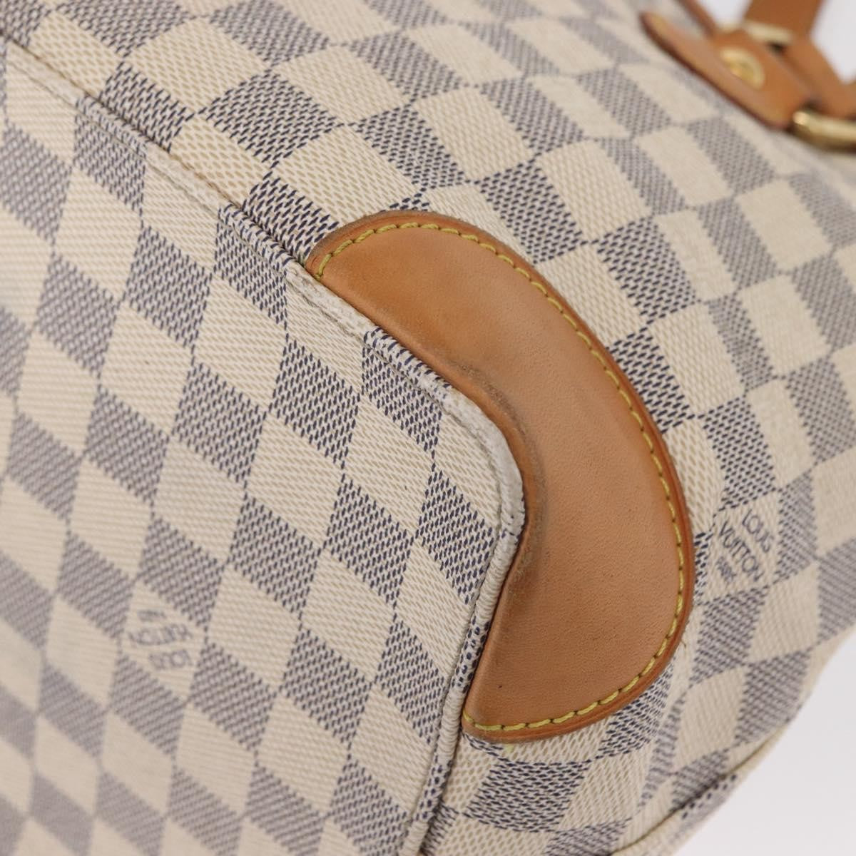 Louis Vuitton Hampstead Handbag Damier, WHITE, CANVAS, Tote bag