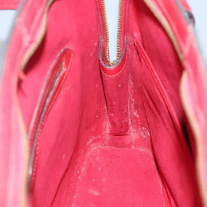 Louis Vuitton Lussac Handbag Epi Leather, RED, LEATHER, Shoulder bag