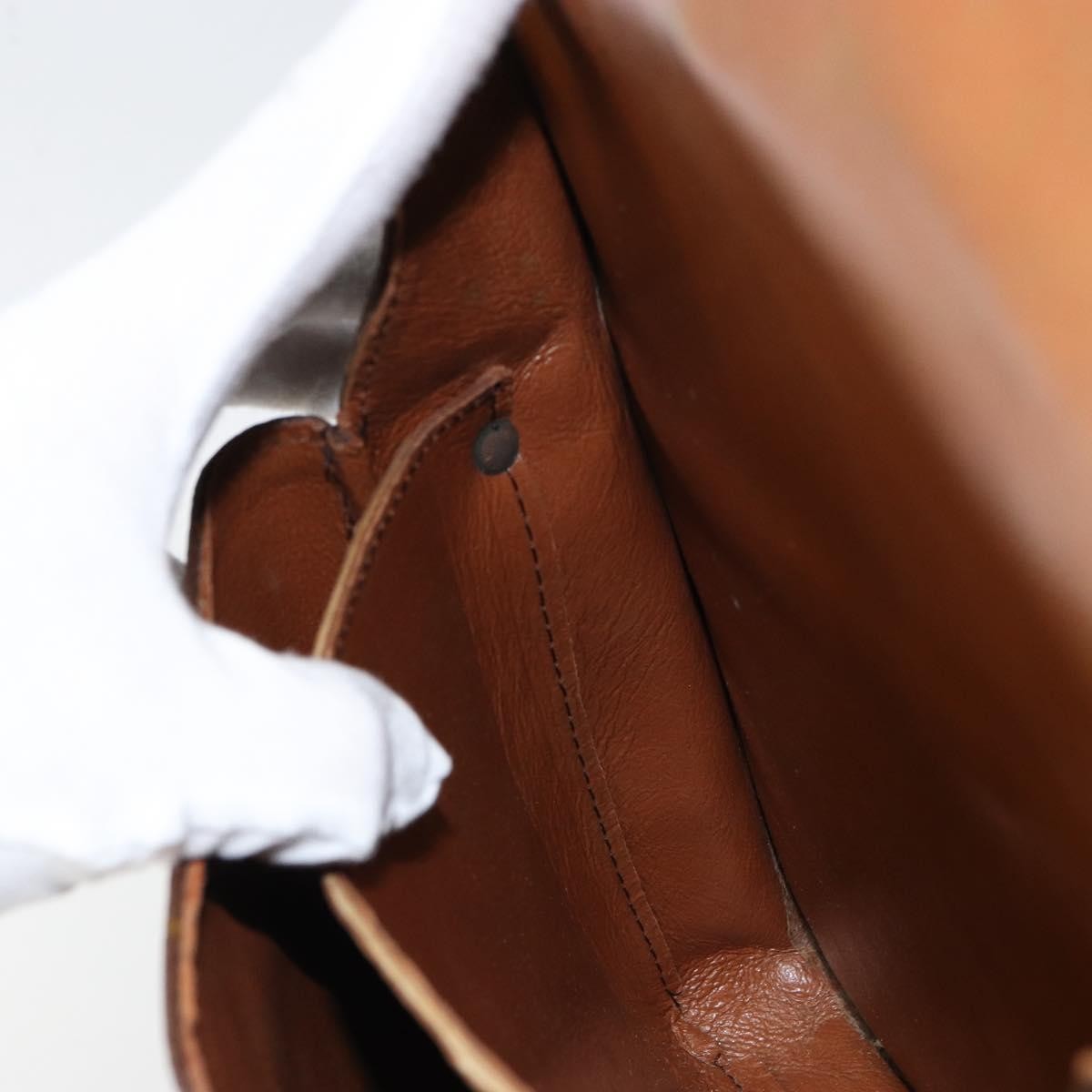 Louis Vuitton Cartouchiere Handbag Monogram Canvas, BROWN, CANVAS, Shoulder bag