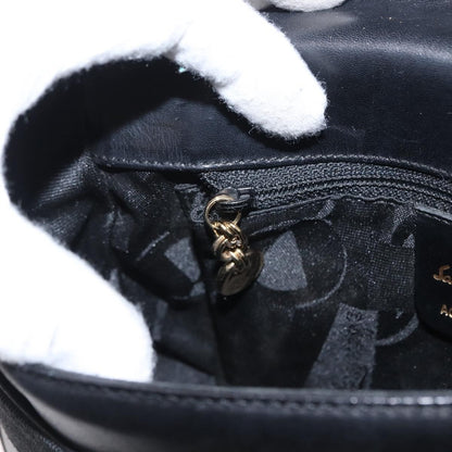 Salvatore Ferragamo Vala Shoulder Bag Leather, BLACK, LEATHER, Shoulder bag