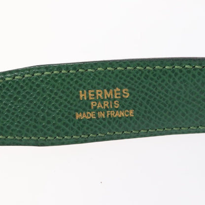 Hermes Constance Belt Leather, BROWN, LEATHER, Belts