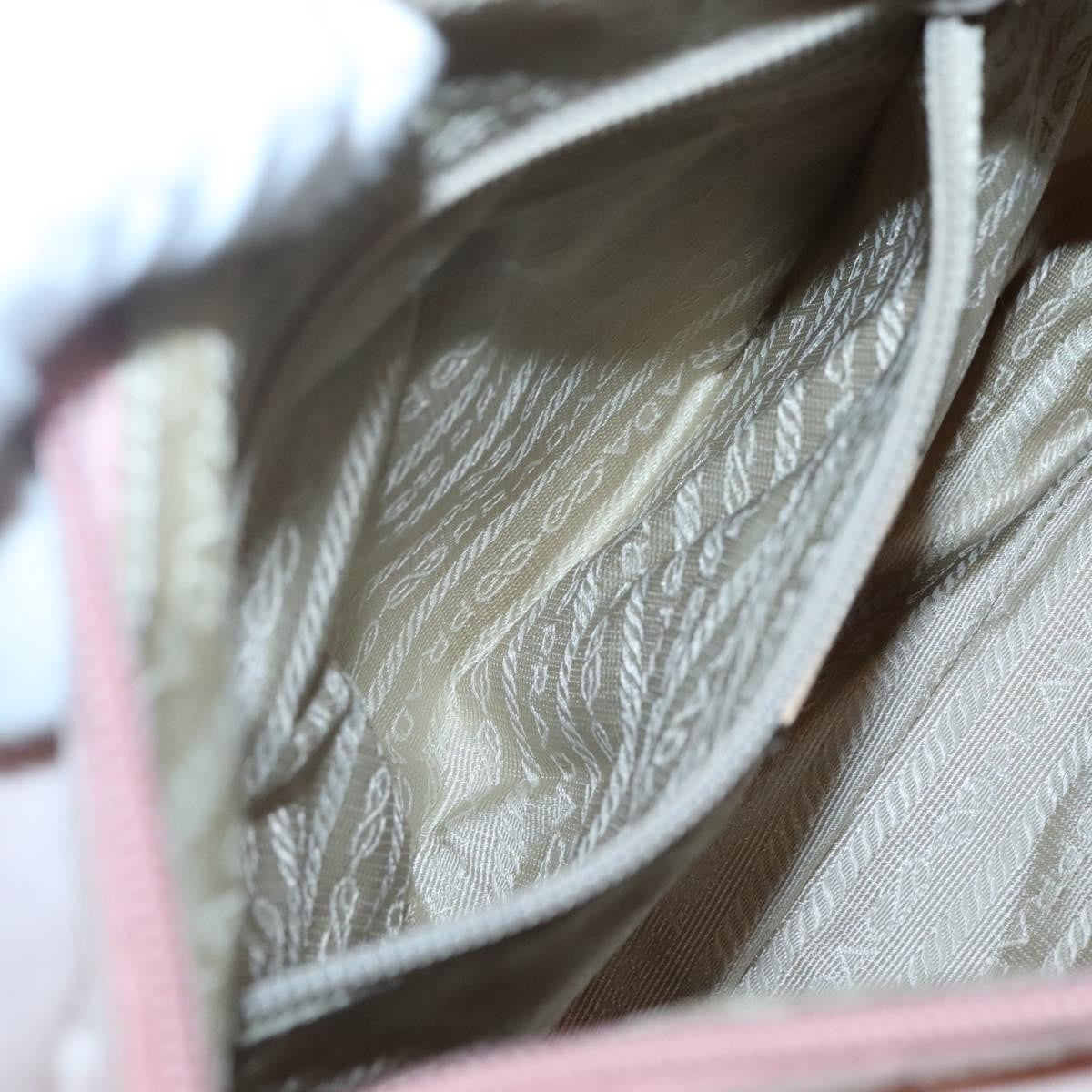 Prada Buckle Messenger Bag Tessuto, PINK, NYLON, Shoulder bag