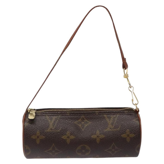 Louis Vuitton Papillon Pochette Monogram Canvas, BROWN, CANVAS, Clutche & pouche