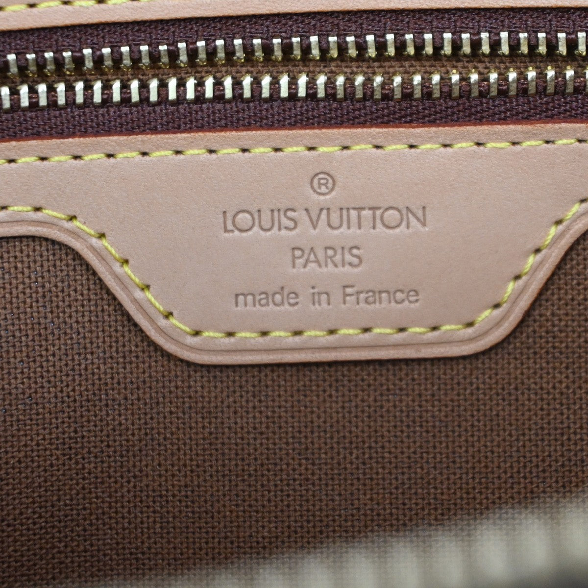 Louis Vuitton Cabas Piano Monogram Canvas, BROWN, CANVAS, Tote bag