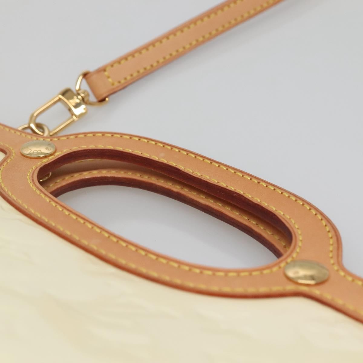 Louis Vuitton Roxbury Drive Handbag Monogram Vernis, BEIGE, PATENT_LEATHER, Handbag