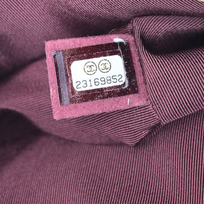 Chanel On My Shoulder Drawstring Bag Quilted Calfskin, BEIGE, LEATHER, Shoulder bag