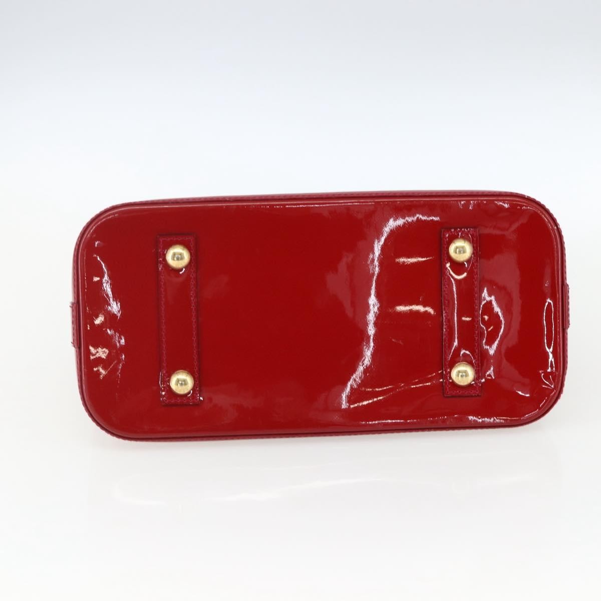 Louis Vuitton Alma Handbag Patent Leather, RED, PATENT_LEATHER, Handbag