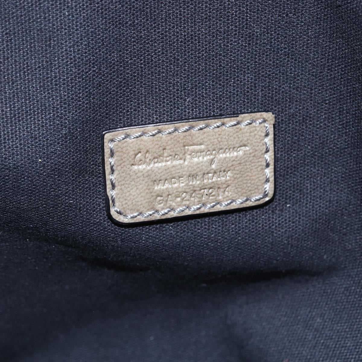 Salvatore Ferragamo Vintage Tote bag Leather, GREEN, PATENT_LEATHER, Tote bag