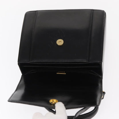 Bally Vintage Handbag Leather, BLACK, LEATHER, Handbag