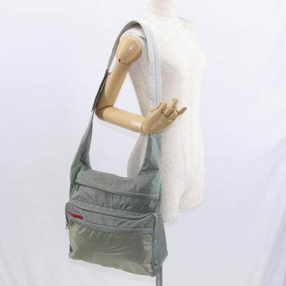 Prada Vintage Shoulder Bag Tessuto, GREEN, NYLON, Shoulder bag