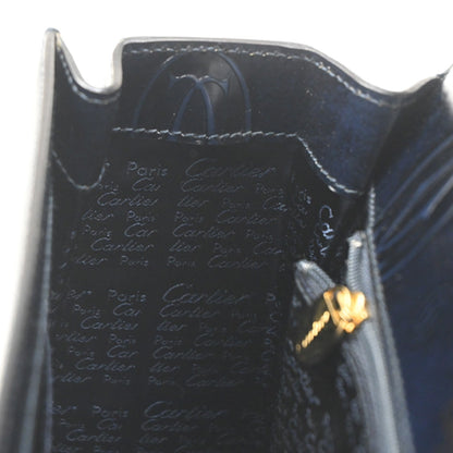 cartier Happy Birthday Handbag Patent Leather, NAVY, PATENT_LEATHER, Handbag