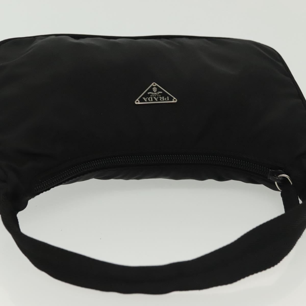 Prada Hobo Tessuto, BLACK, NYLON, Handbag