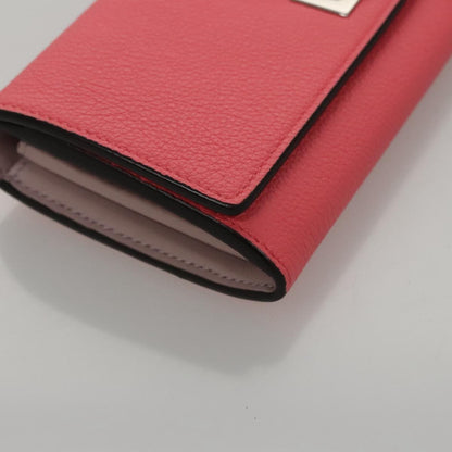 Fendi Peekaboo Wallet Leather, PINK, LEATHER, Wallets