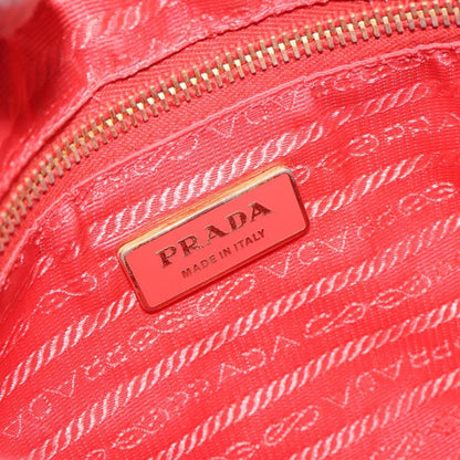 Prada Vintage Zip Handbag Tessuto, ORANGE, NYLON, Handbag