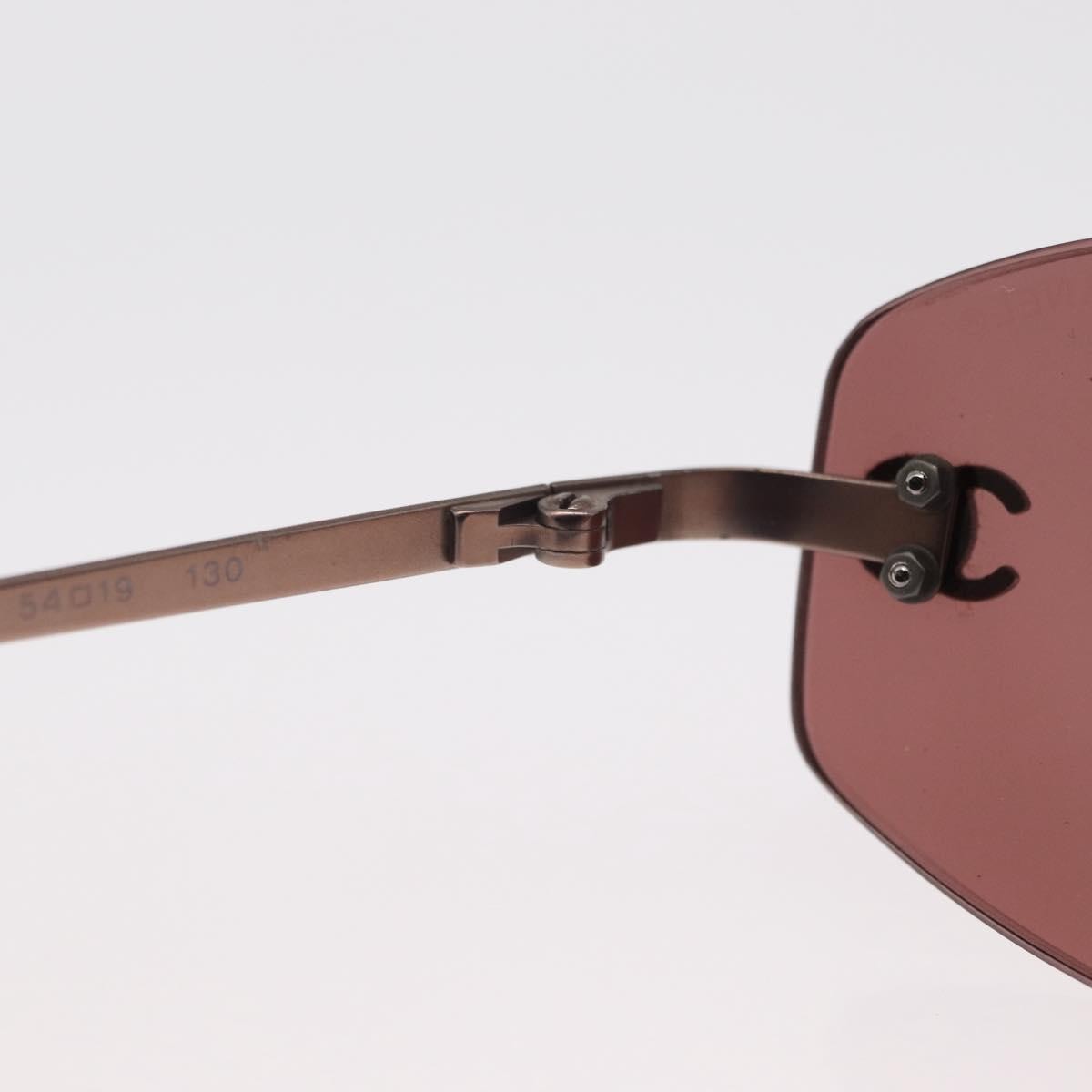 Chanel Logo CC Sunglasses Metal, BROWN, METAL, Sunglasse