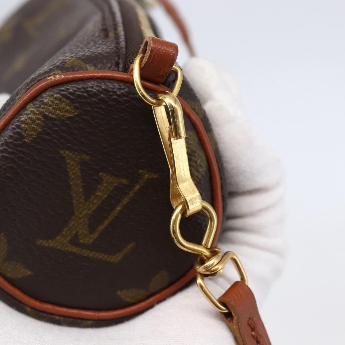 Louis Vuitton Papillon Pochette Monogram Canvas, BROWN, CANVAS, Clutche & pouche