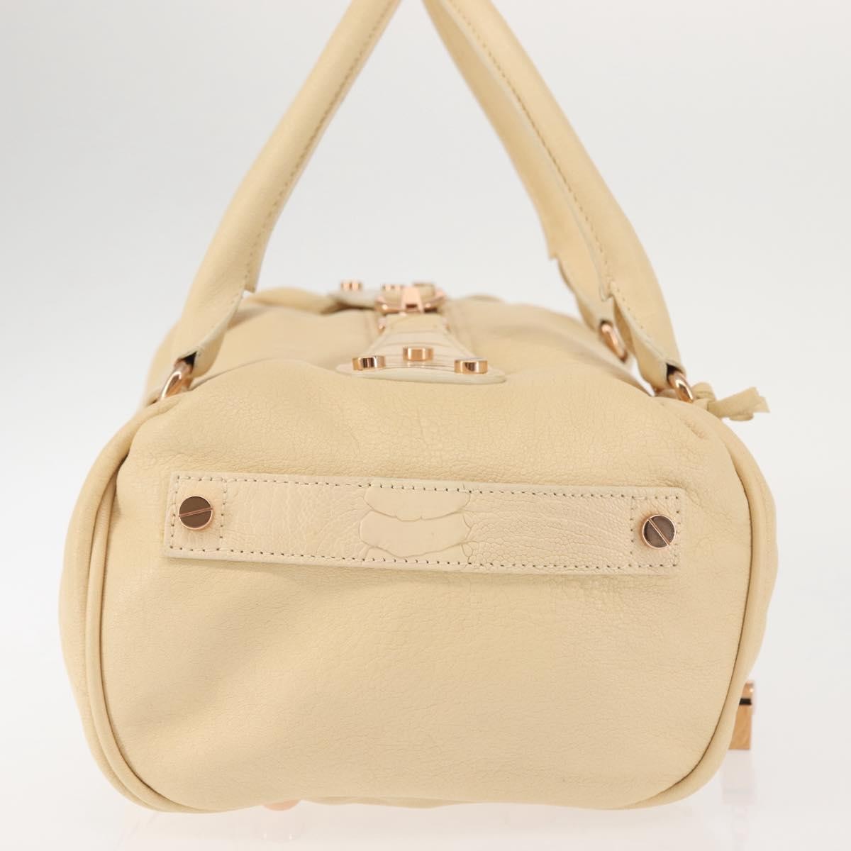 Balenciaga Vintage handbag Leather, BEIGE, LEATHER, Handbag