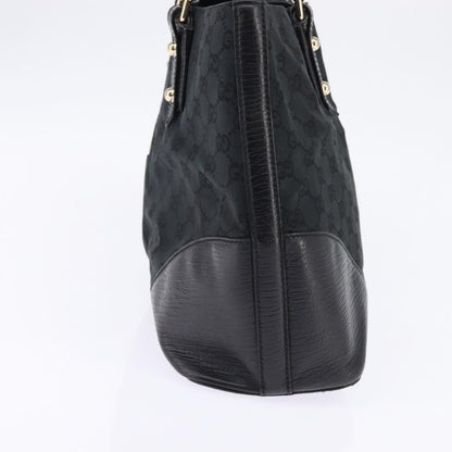 Gucci Hasler Tote GG Canvas, BLACK, CANVAS, Tote bag