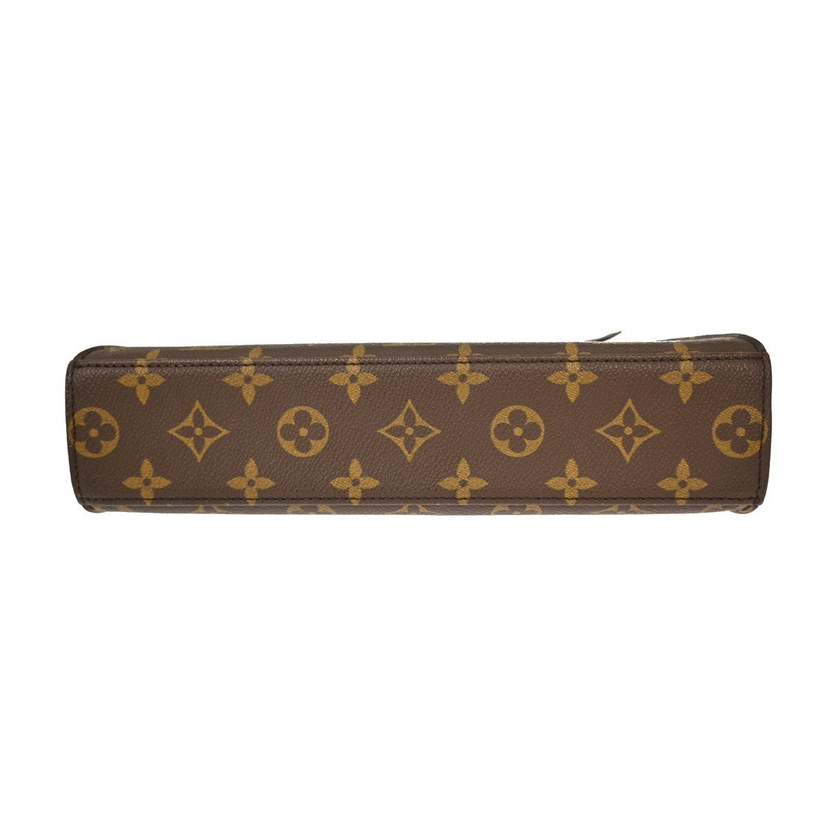 Louis Vuitton Malesherbes Handbag Monogram Canvas, BROWN, CANVAS, Handbag