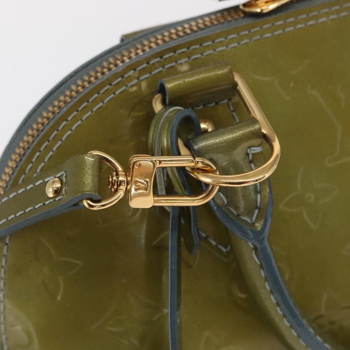 Louis Vuitton Alma Handbag Patent Leather, KHAKI, PATENT_LEATHER, Handbag