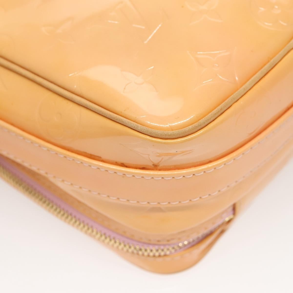 Louis Vuitton Wooster Handbag Monogram Vernis, BEIGE, PATENT_LEATHER, Handbag