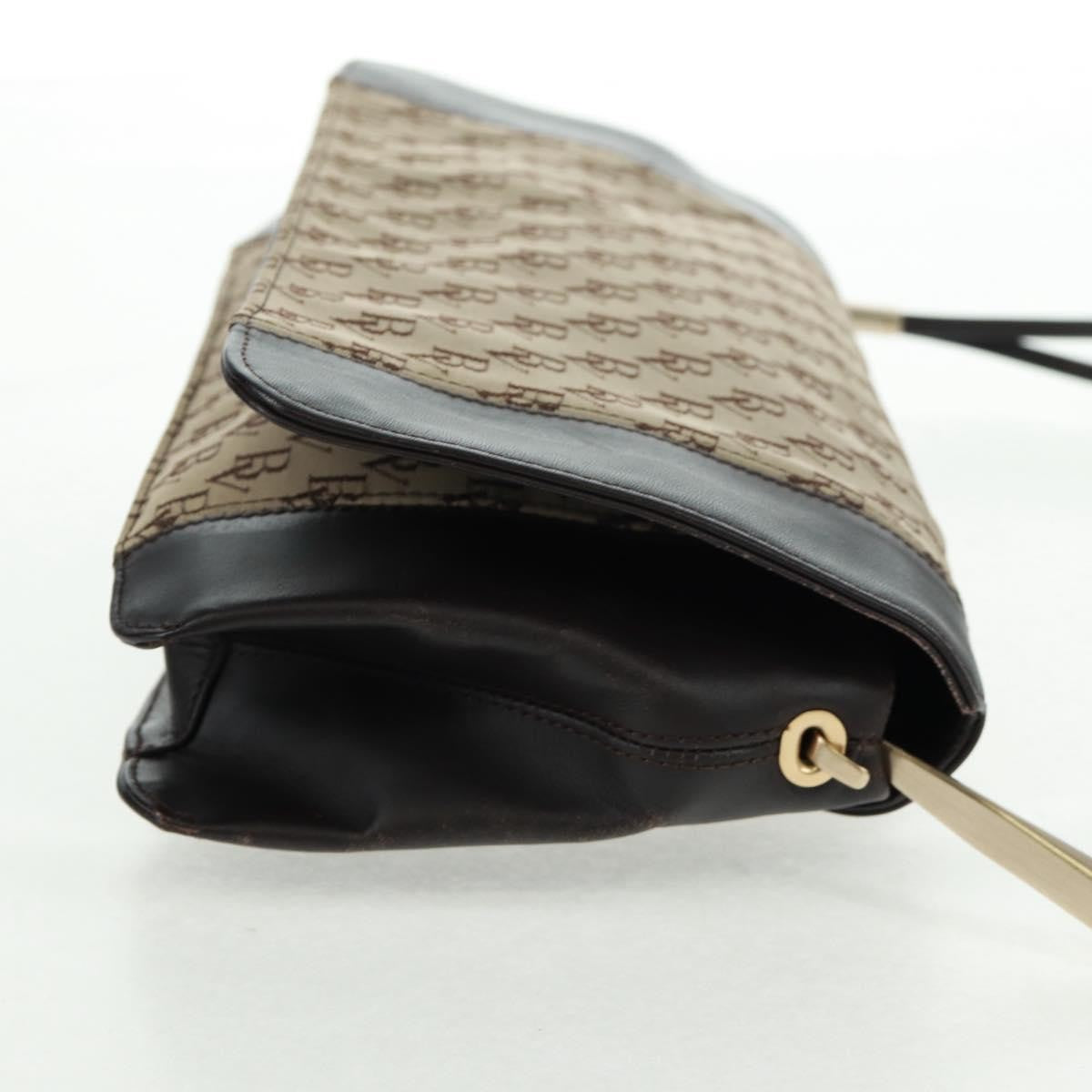 Bottega Veneta Vintage Flap Shoulder Bag Canvas, BEIGE, CANVAS, Shoulder bag