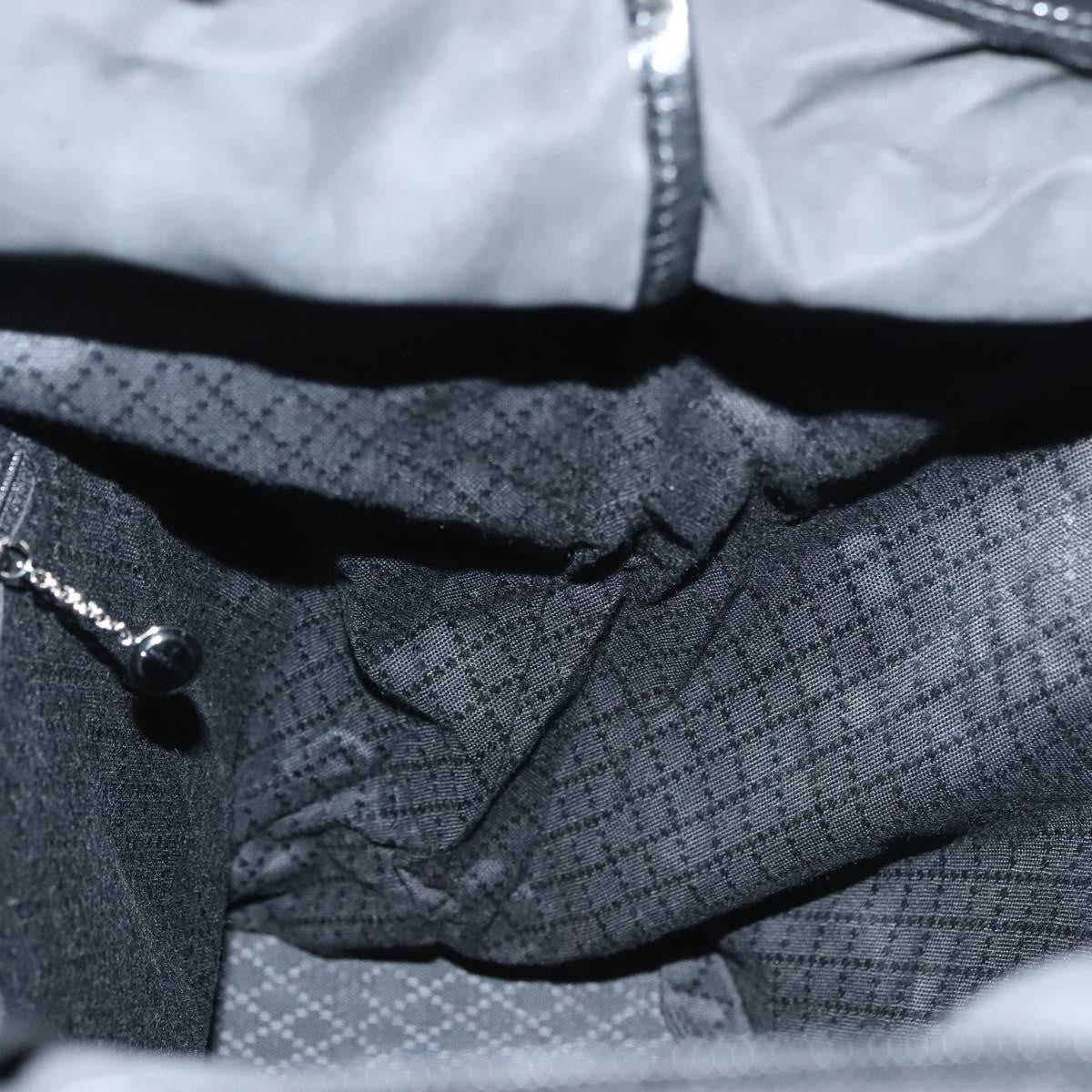 Gucci Bamboo Daily Tote Leather, BLACK, NYLON, Tote bag