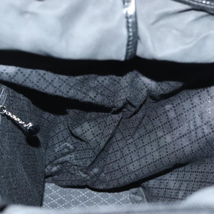 Gucci Bamboo Daily Tote Leather, BLACK, NYLON, Tote bag