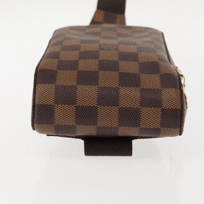 Louis Vuitton Geronimos Waist Bag Damier, BROWN, CANVAS, Shoulder bag