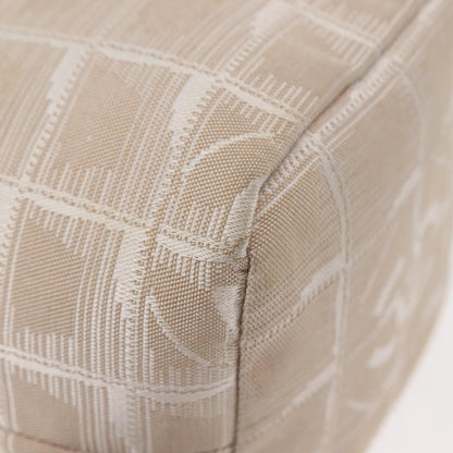 Chanel Travel line pouch Nylon, BEIGE, NYLON, Clutche & pouche