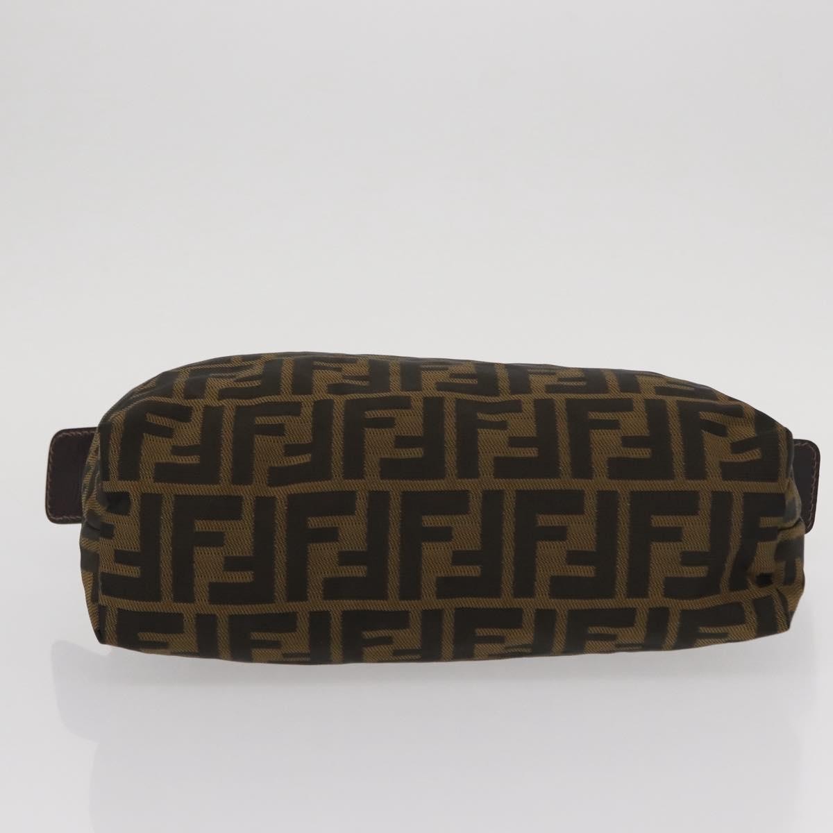 Fendi Logo Zucca Clutch PVC Leather, BLACK, CANVAS, Clutche & pouche