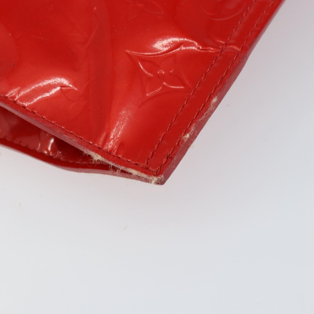 Louis Vuitton Stanton Handbag Monogram Vernis, RED, PATENT_LEATHER, Tote bag