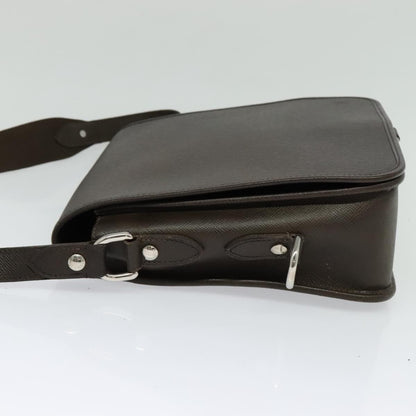 Louis Vuitton Andrei Messenger Bag Taiga Leather, BROWN, LEATHER, Shoulder bag