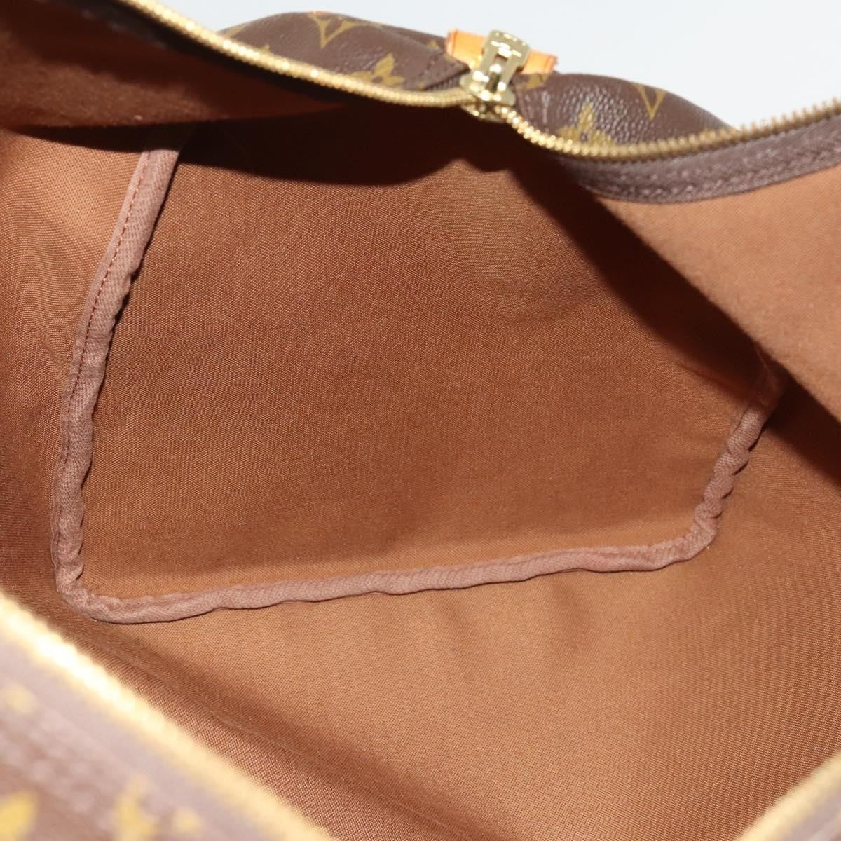 Louis Vuitton Keepall Bag Monogram Canvas, BROWN, CANVAS, Travel bag